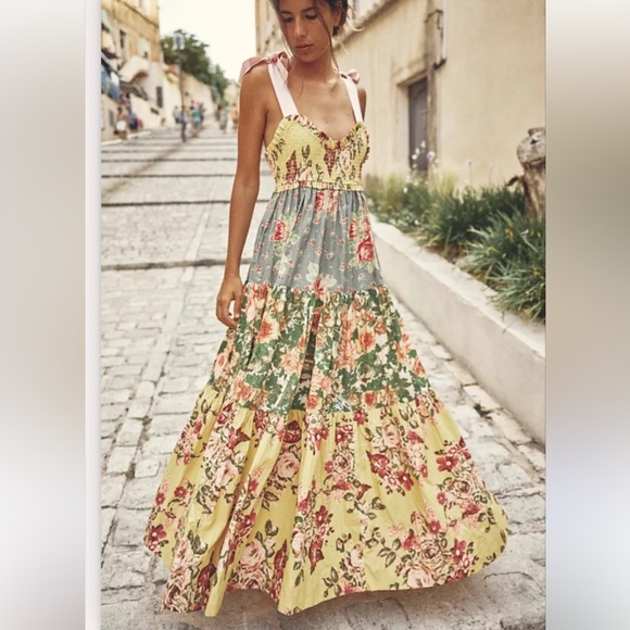 Free People Dresses & Skirts - Free People BlueBell Floral Maxi Dress